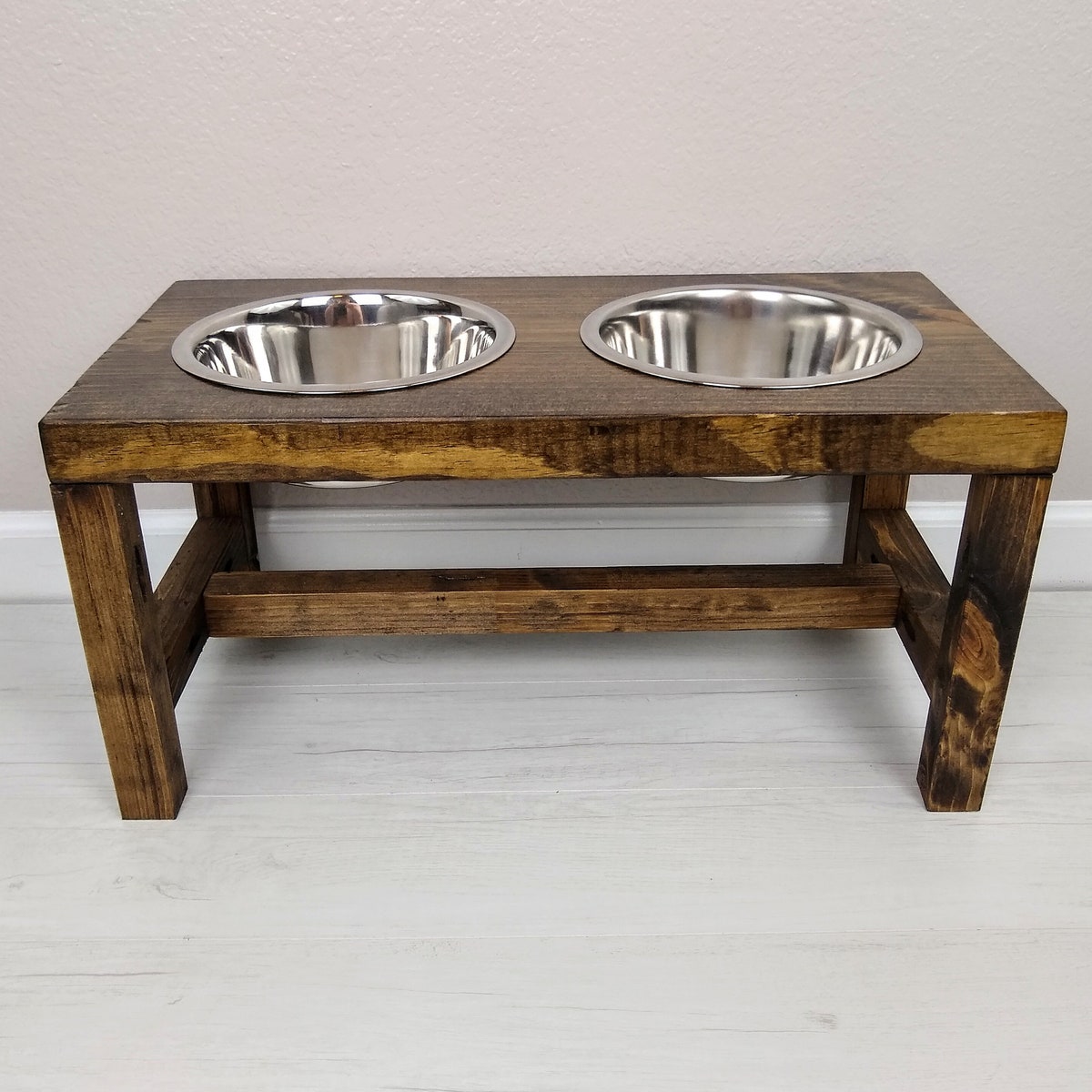 Handmade Wooden Dog Bowl Stand - Elevated Dog Bowl - Etsy