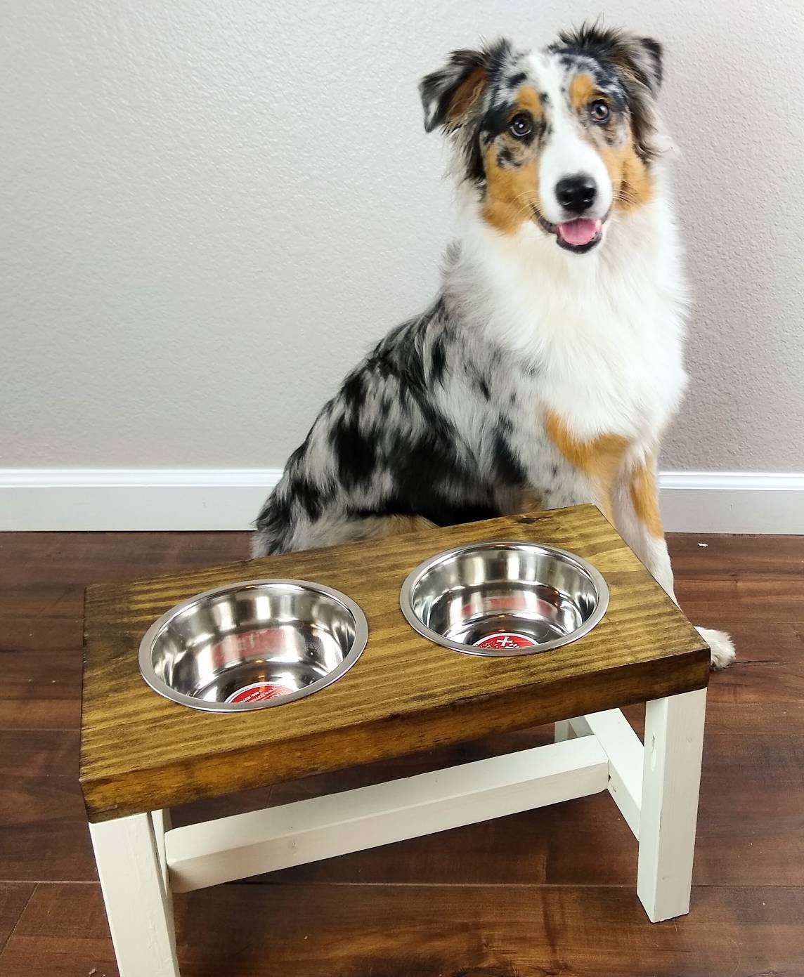 Dog Bowl Stand Medium the Original Farmhouse Dog Feeder 