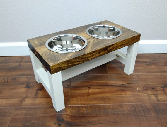 Elevated dog feeder raised dog bowls personalised stand bowls for