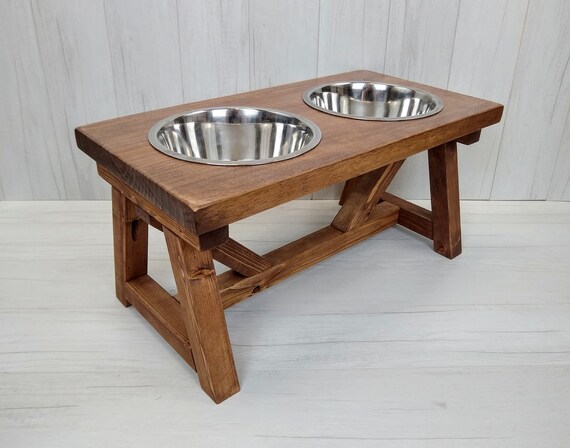 adjustable dog bowl stand