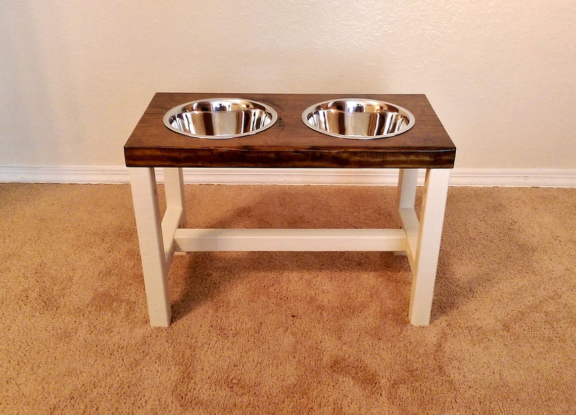 Dog Bowl Stand Large/Tall Dog Bowl Stand Farmhouse Style Etsy