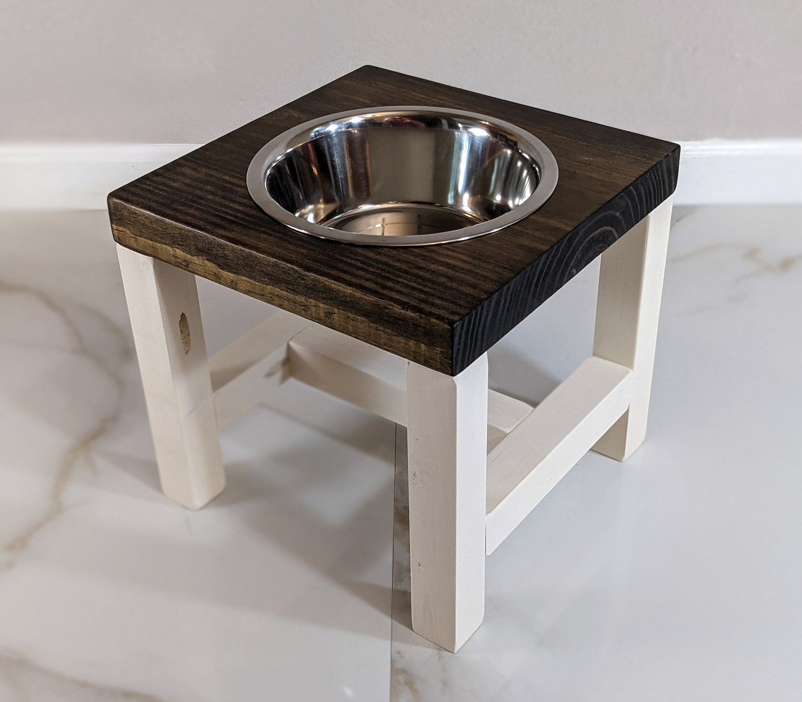 Dog Bowl Stand Large Dog Bowl Stand Farmhouse Style Etsy