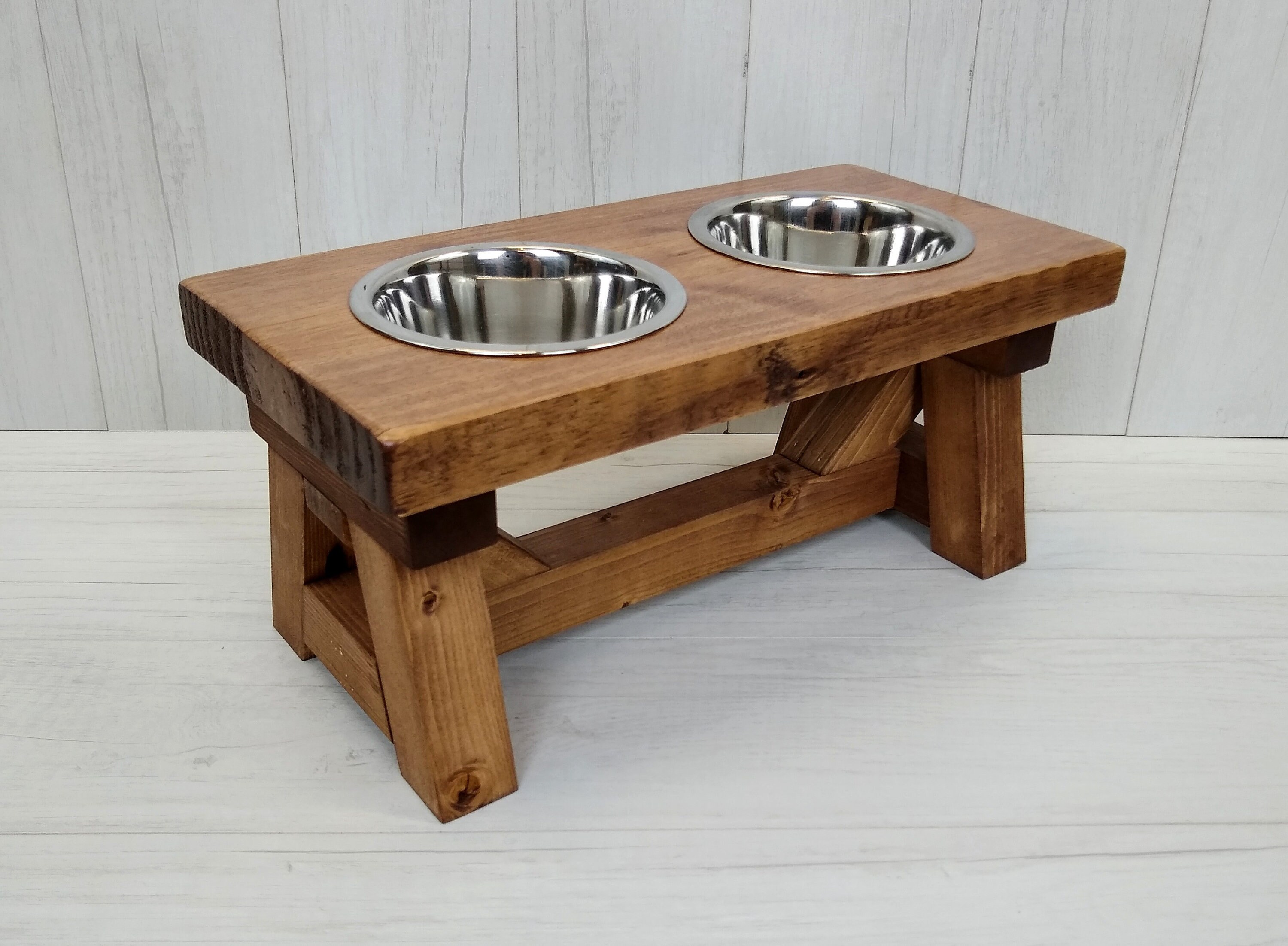 adjustable dog bowl stand