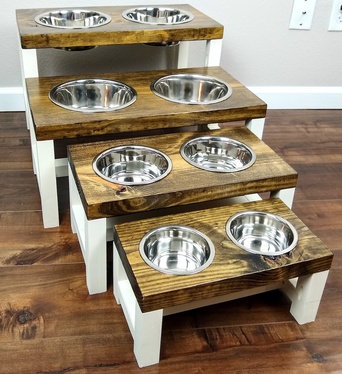 Dog Bowl Stand Large the Original Farmhouse Dog Feeder Etsy