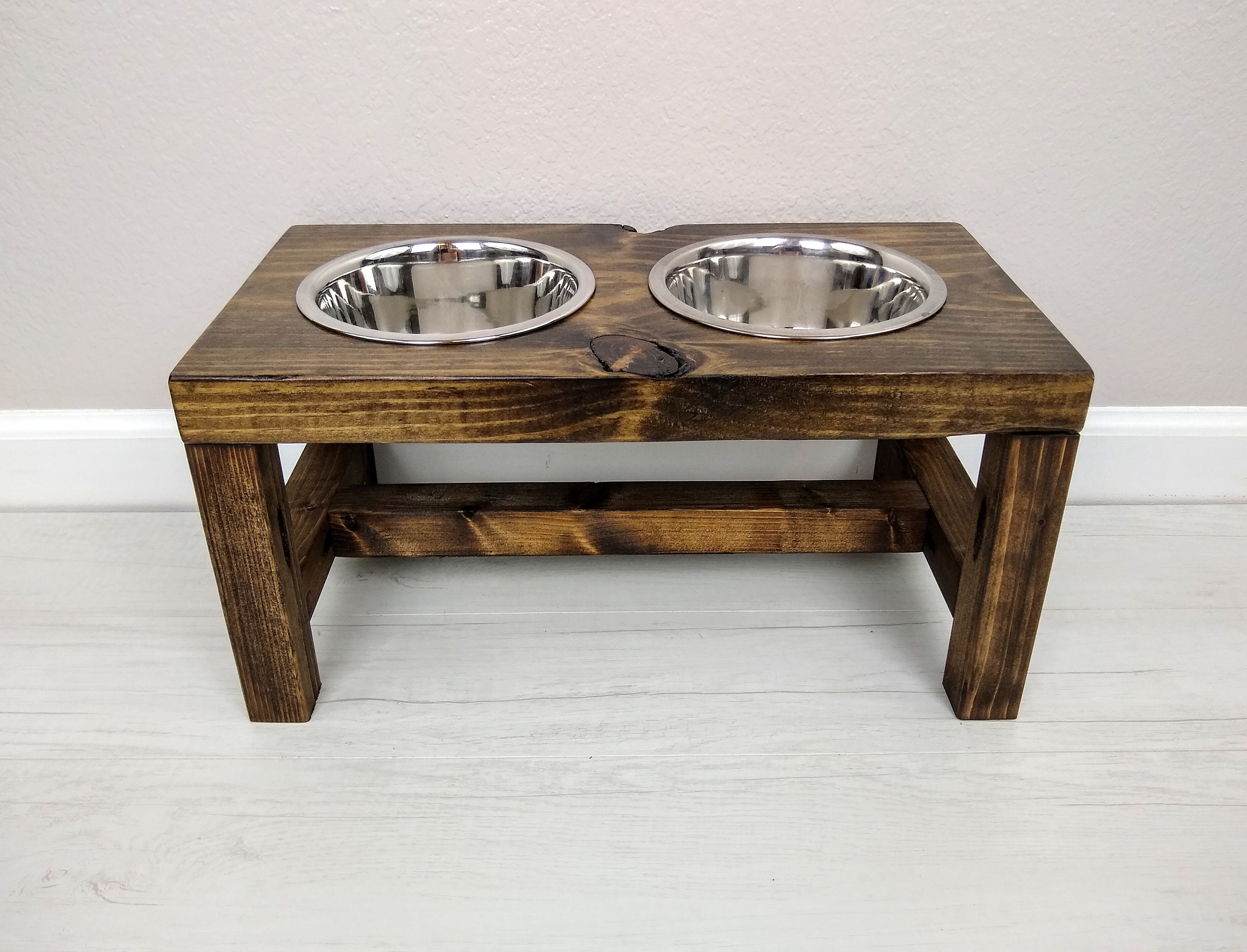 Dog Bowl Stand Large Dog Bowl Stand Farmhouse Style -  Israel