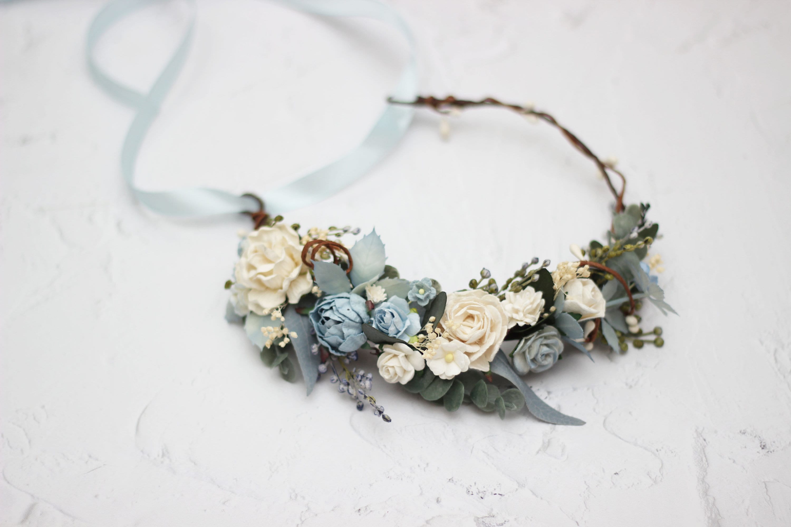 Dusty Blue Headband - Etsy