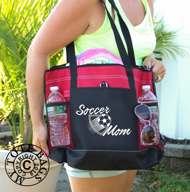 Soccer Mom Tote Bag Soccer Bag Girl Gymnastic Bag Soccer Etsy