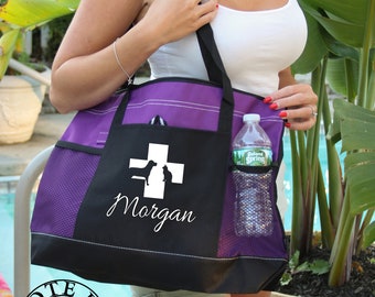 Veterinary Bag, Personalized Bag with Name, Veterinary Tote Bag, Doctor Bag, Canvas Heavy tote bag  zippered, Heavy canvas Carryall,
