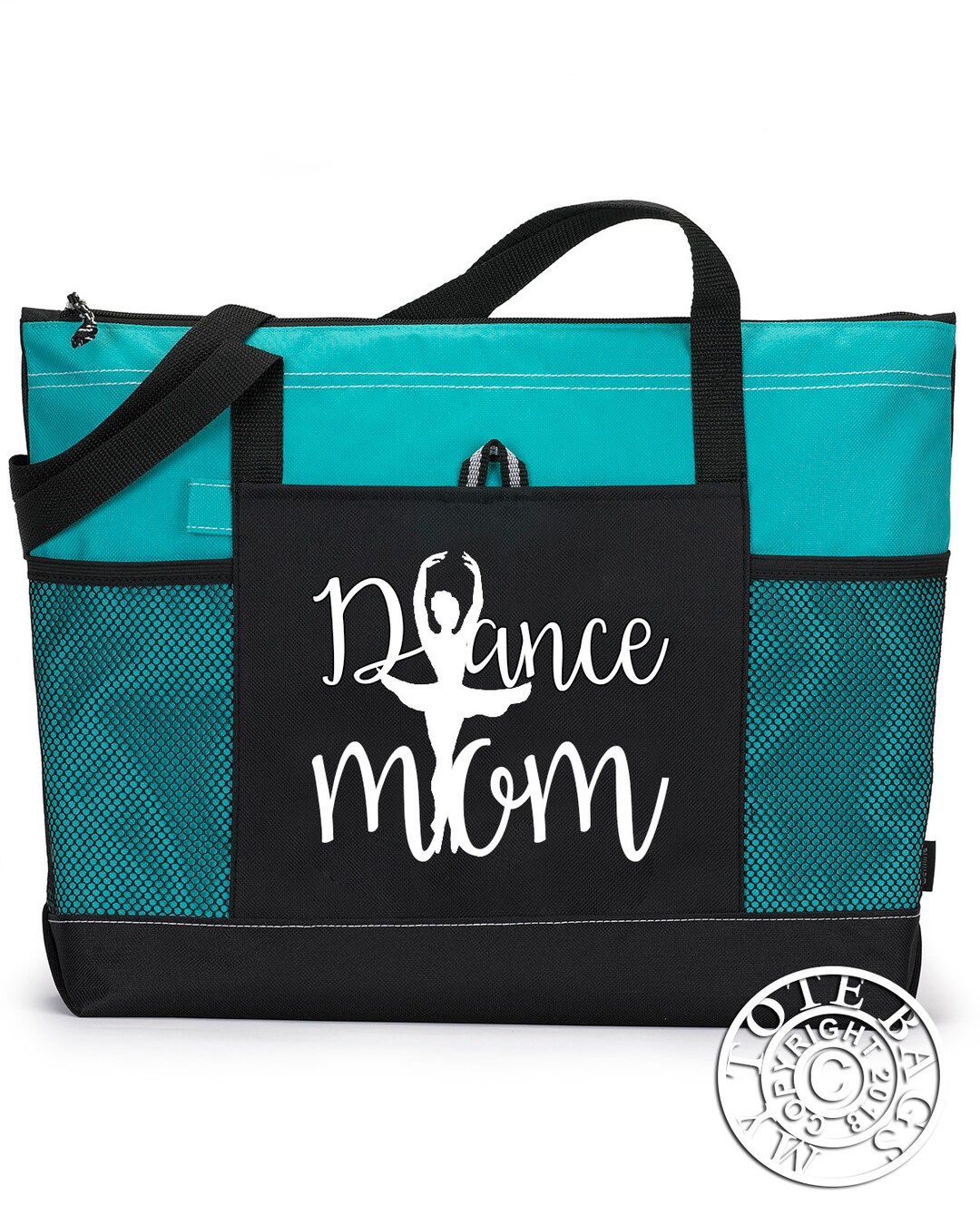 Dance Recital Bag, Dance Mom Tote Bag, Ballerina Bag, Ballerina