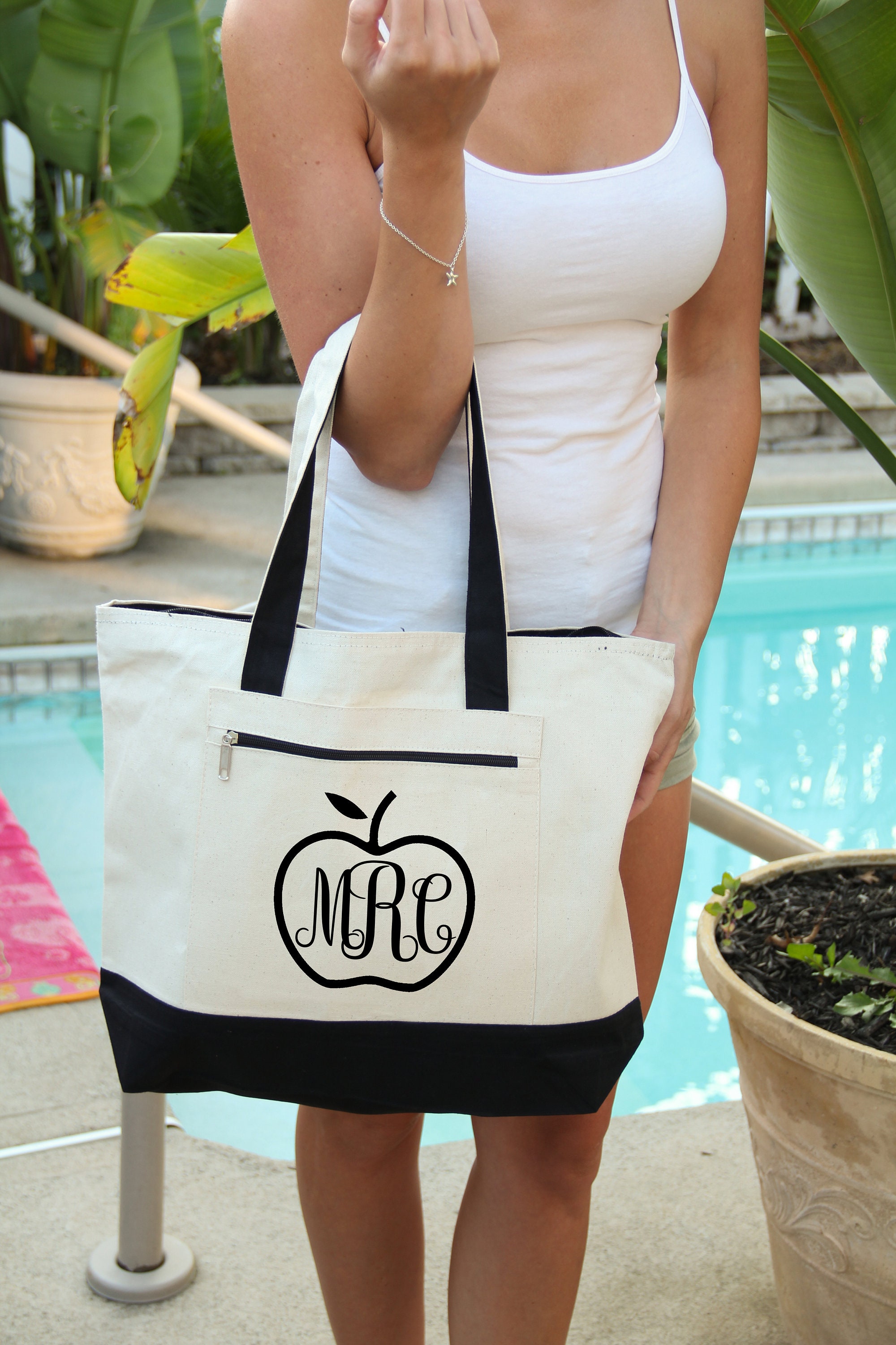 Monogram teacher bag hotsell