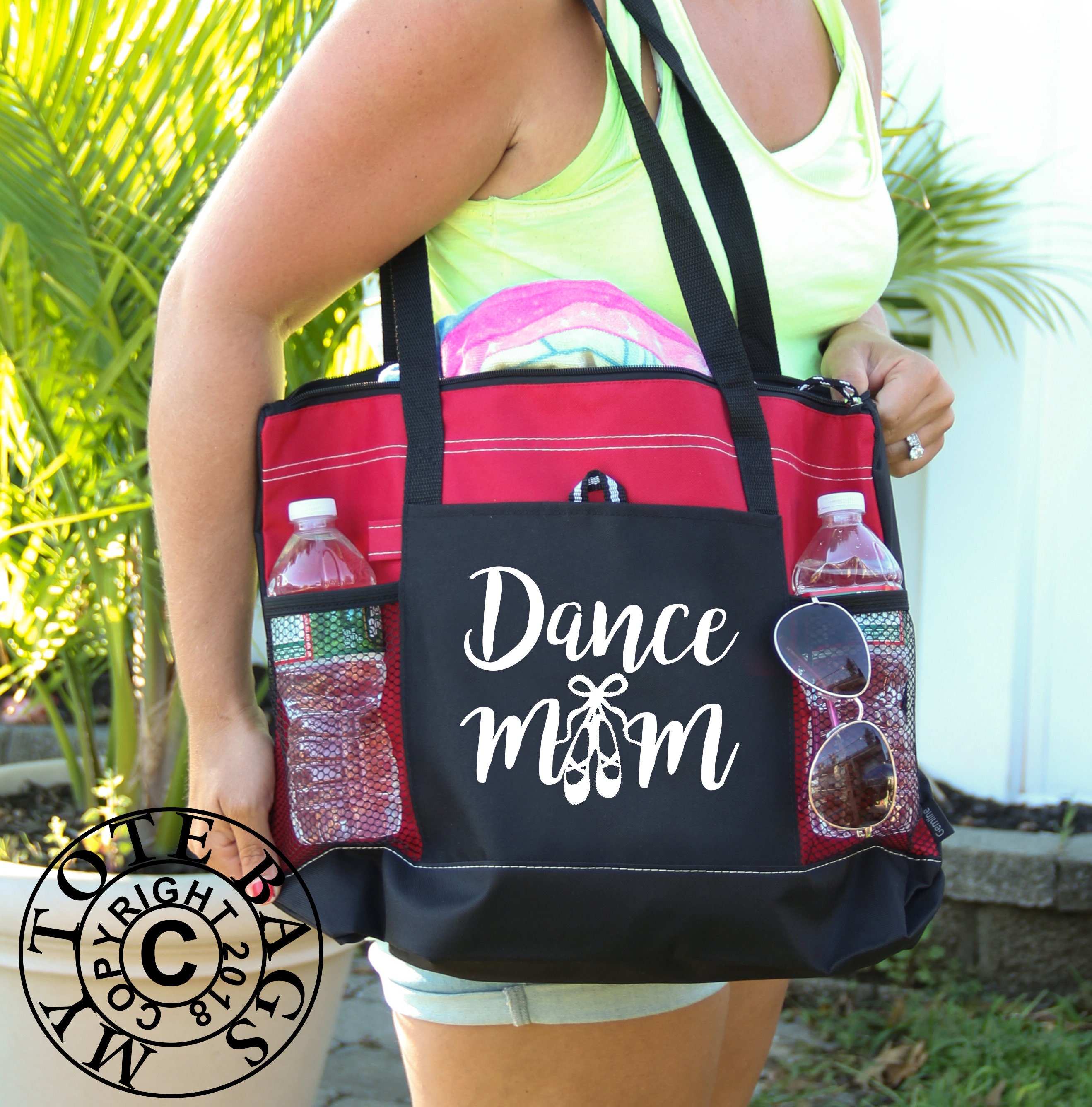 Dance Mom Tote Bag Dance Bag Girl Ballerina Bag Ballerina 