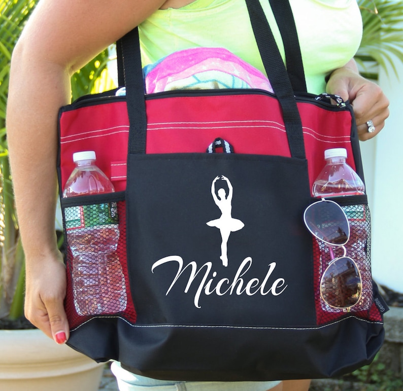 Ballet Tote Bag Dance Bag Girl Ballerina Bag Ballerina Etsy