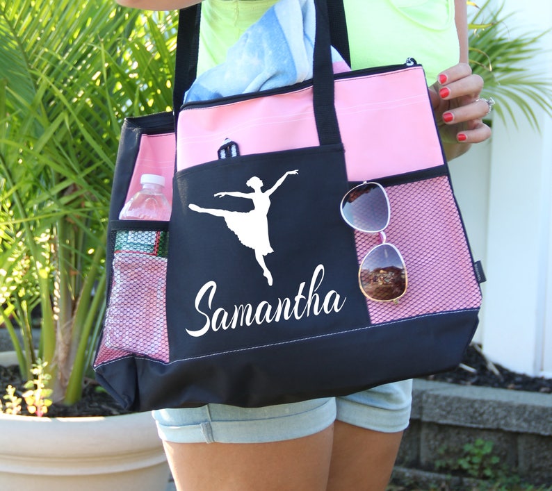 Personalized Dance Recital Bag Ballet Tote Bag Ballerina Etsy.de