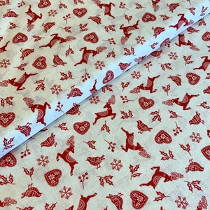 Scandi ‘20 Christmas Scatter FatQuarter Fabric