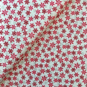 Scandi '18 Snowflakes Red FatQuarter