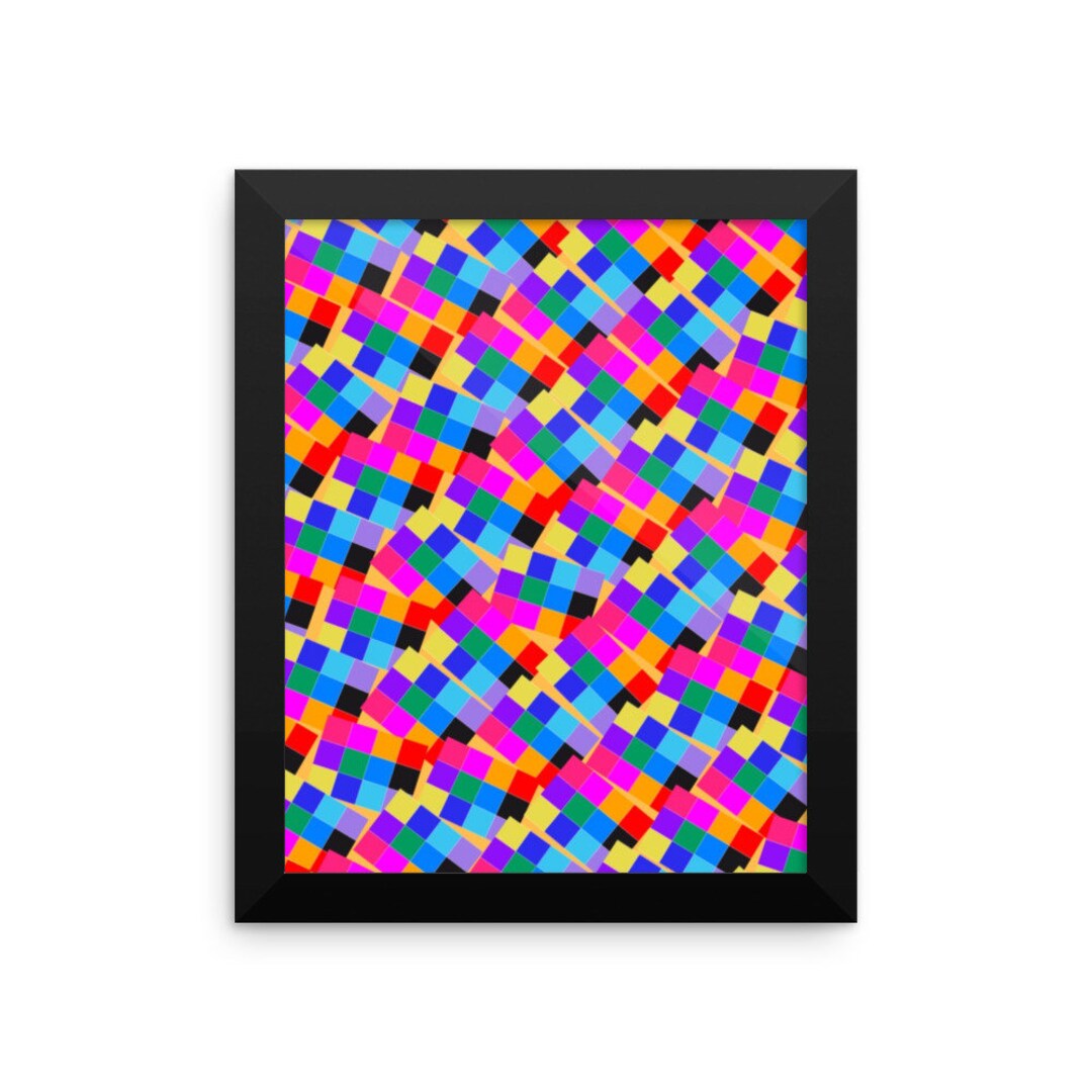 In Color Framed Wall Art Etsy