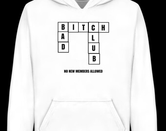 FASHIONISGREAT Baddie Bad Girl Unisex Pullover Hoodie