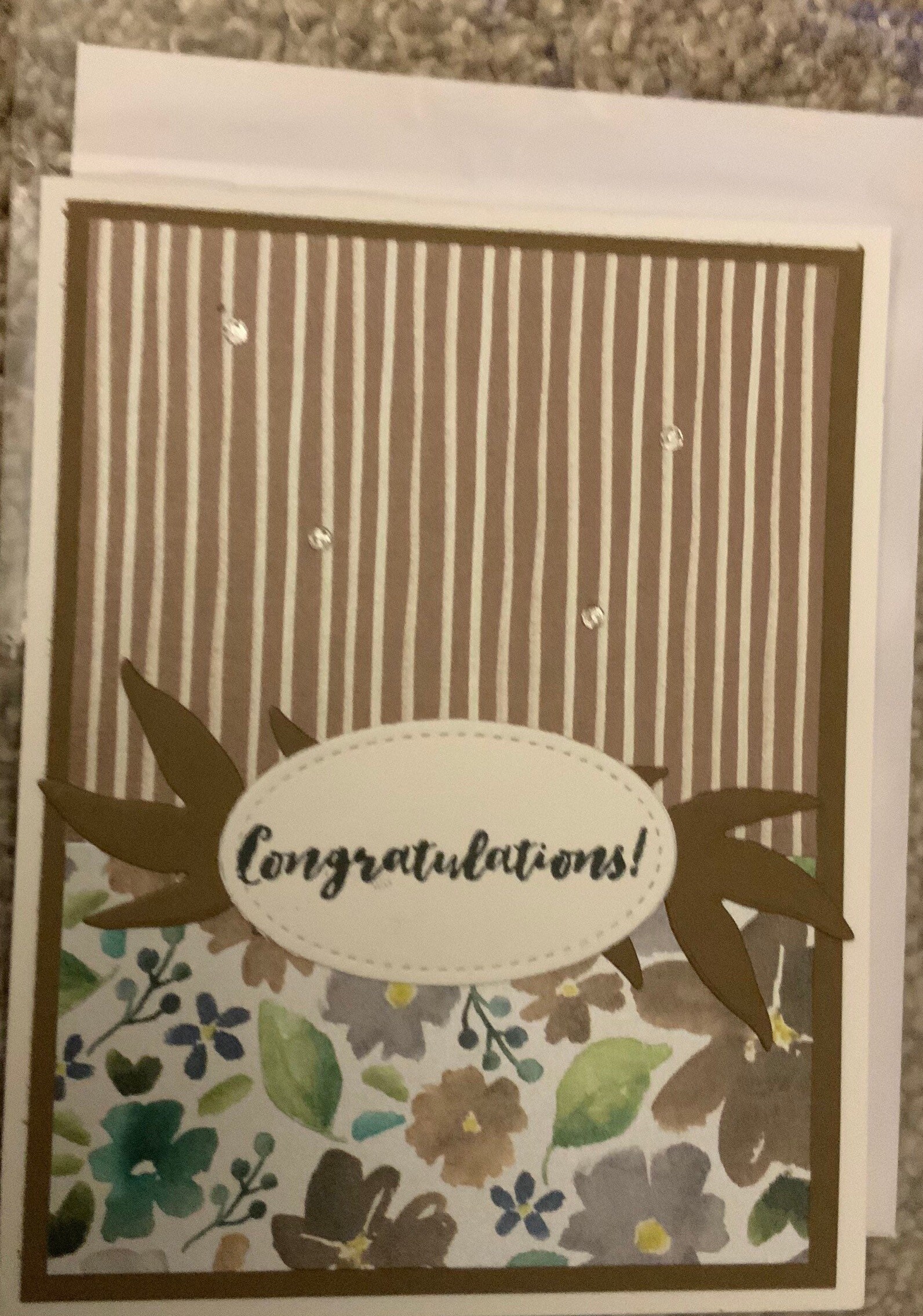 Stampin up Handmade Congratulations Card - Etsy