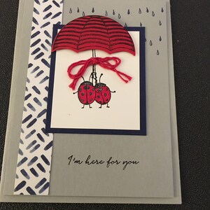 Handmade just because card