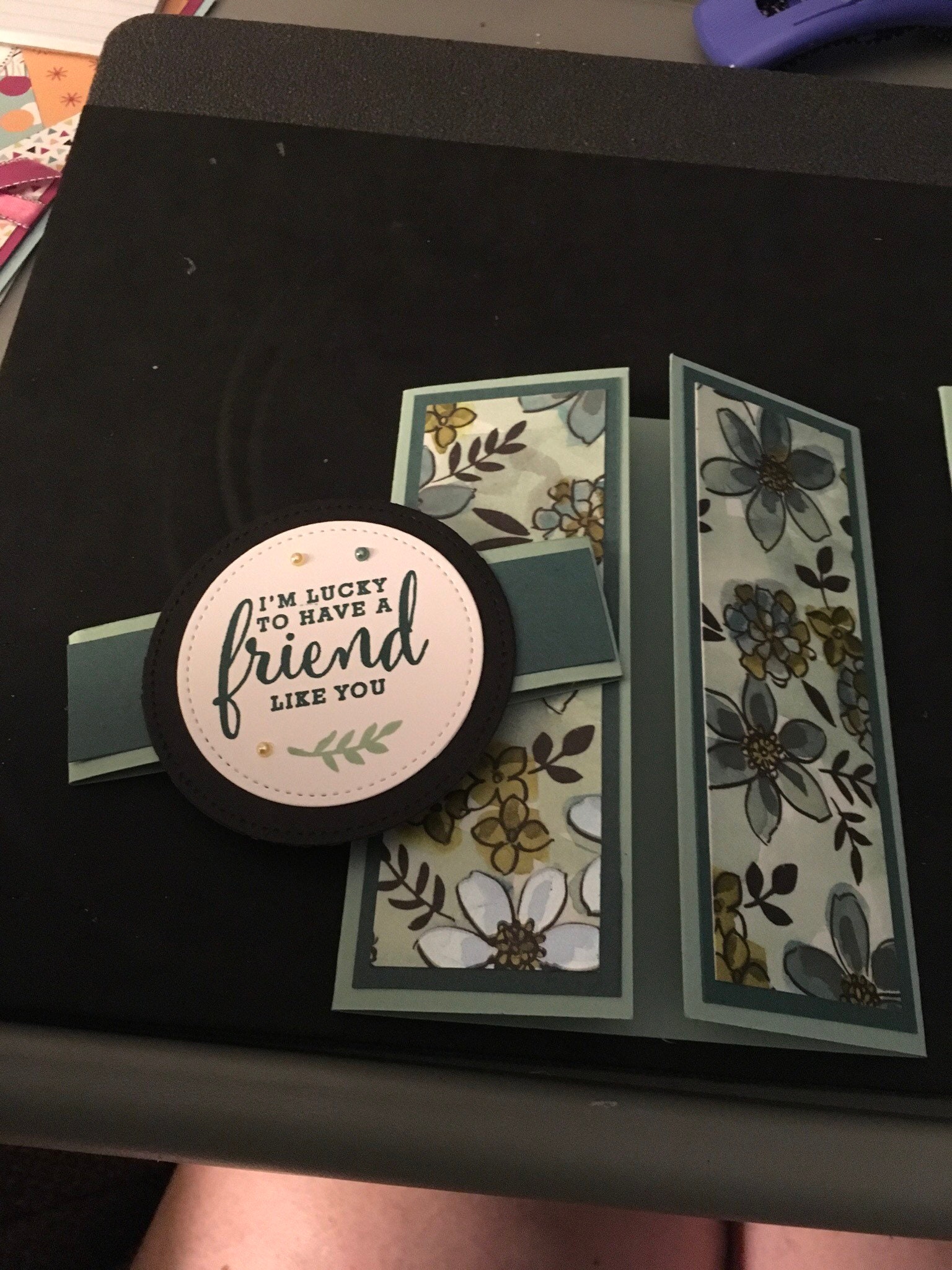 Handmade Stampin up Friendship Card - Etsy