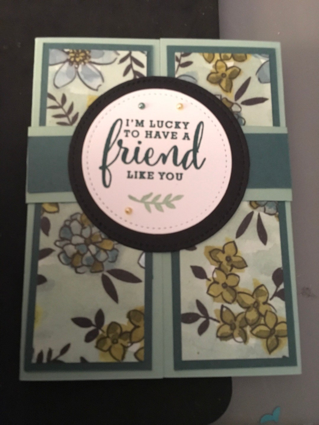 Handmade Stampin up Friendship Card - Etsy