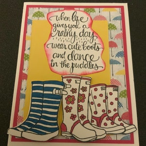 Handmade Just Because Note Card