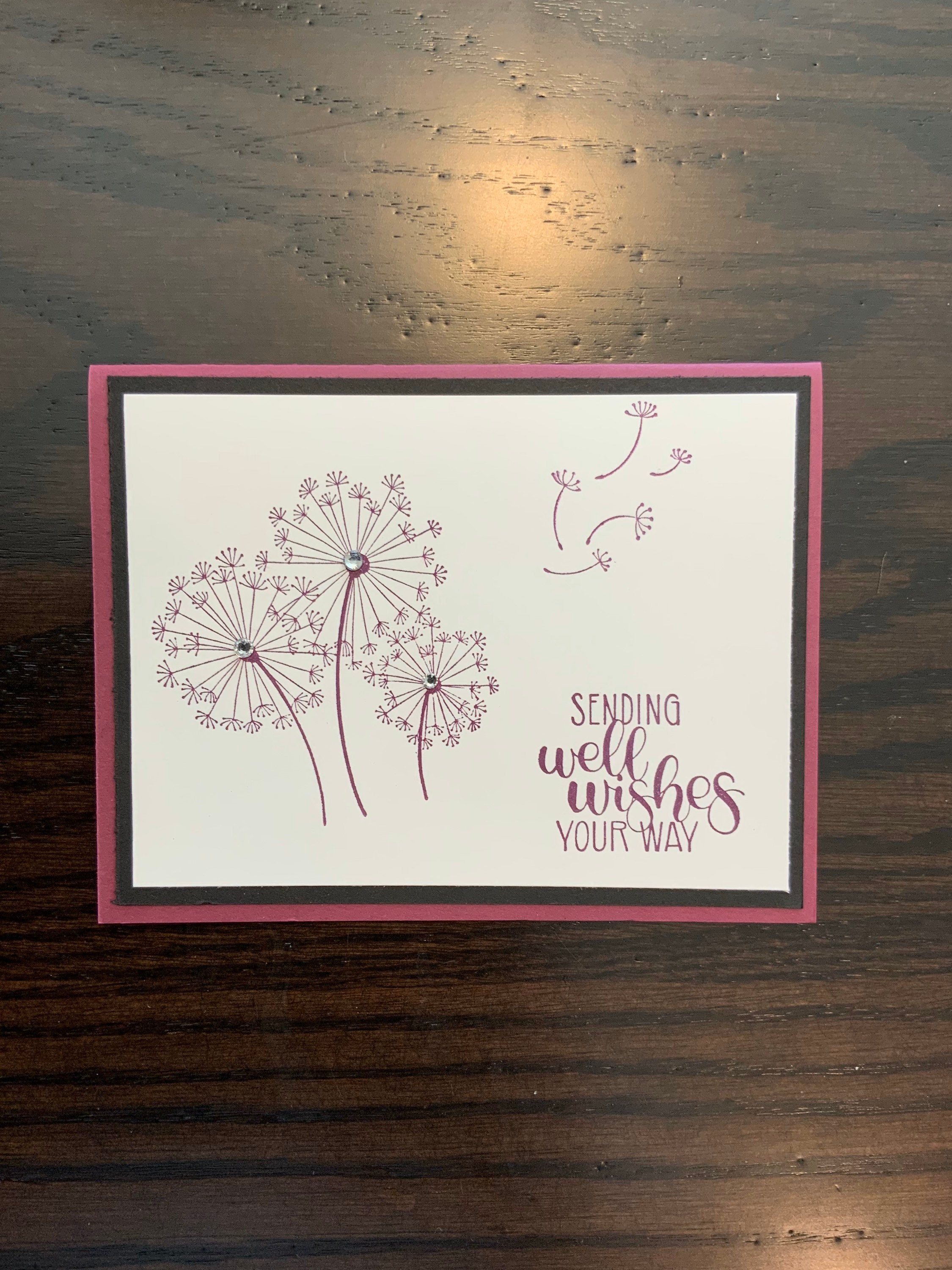 Handmade Stampin up Get Well Card - Etsy