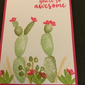 Stampin Up Friendship Card
