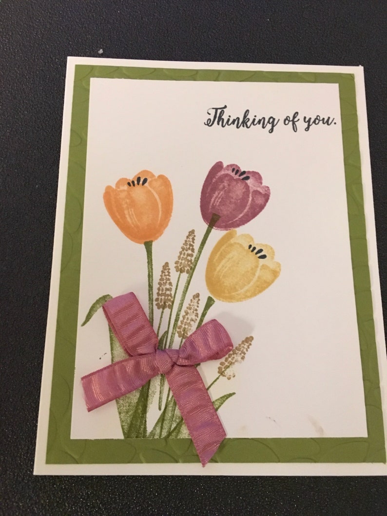 Handmade Thinkng of You Card
