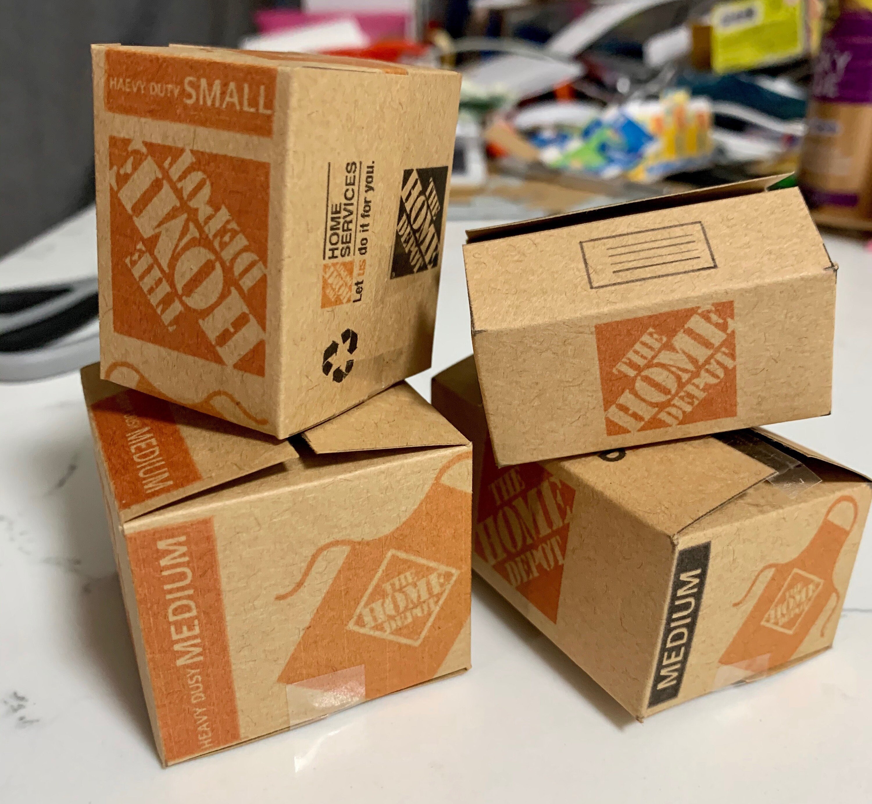 Handmade Miniature Moving Box Perfect for 1/6 Scale 1/12 Etsy