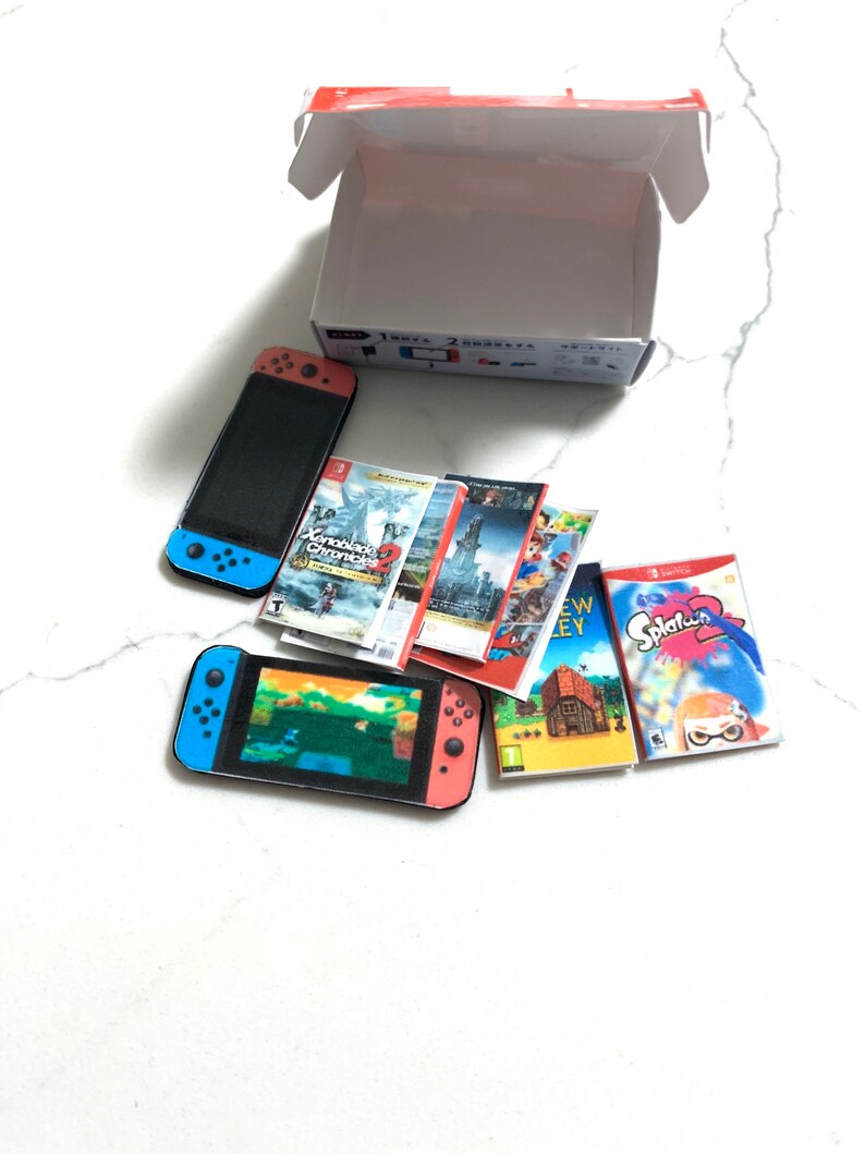 Handmade miniature Nintendo Switch/ lite for Barbie Ken