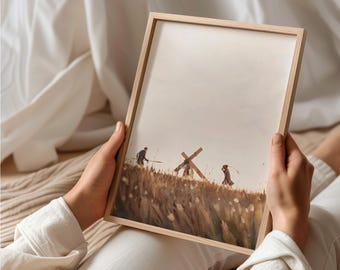 For They Know Not Print– Vintage Art | LDS Print | Jesus Christ Print | Spiritual Decor for Home | Mother’s Day Gift | Easter Decor