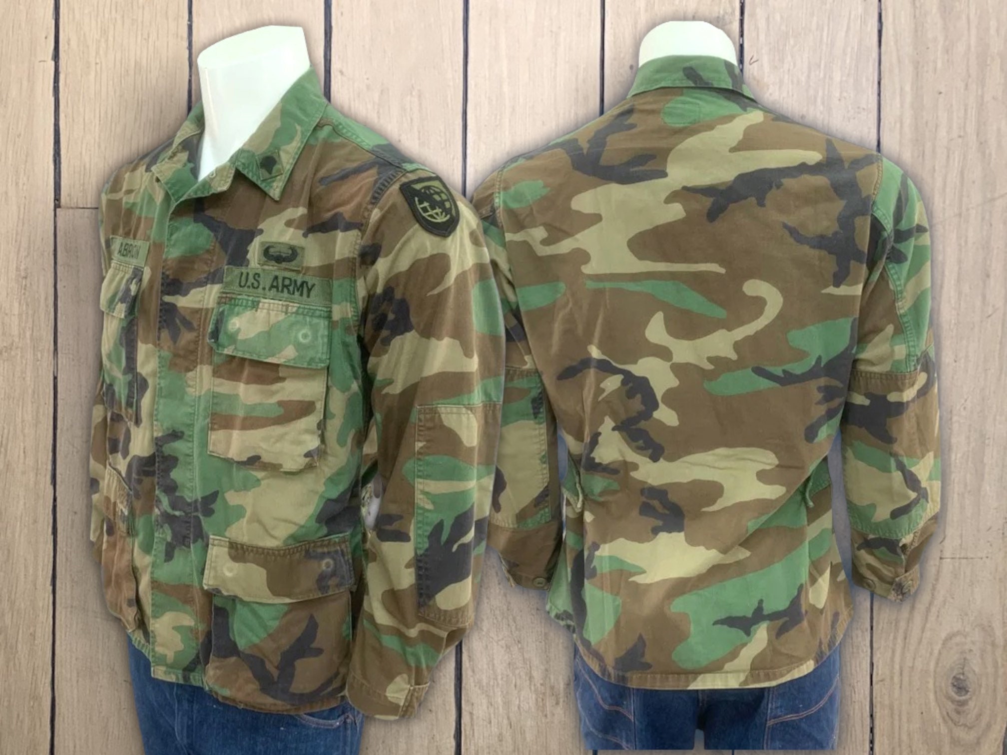 Veste militaire US ARMY woodland Originale - DAN MILITARY