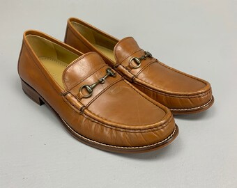 Vintage Leather Coe Haan Link Loafer, Mens Size 11M