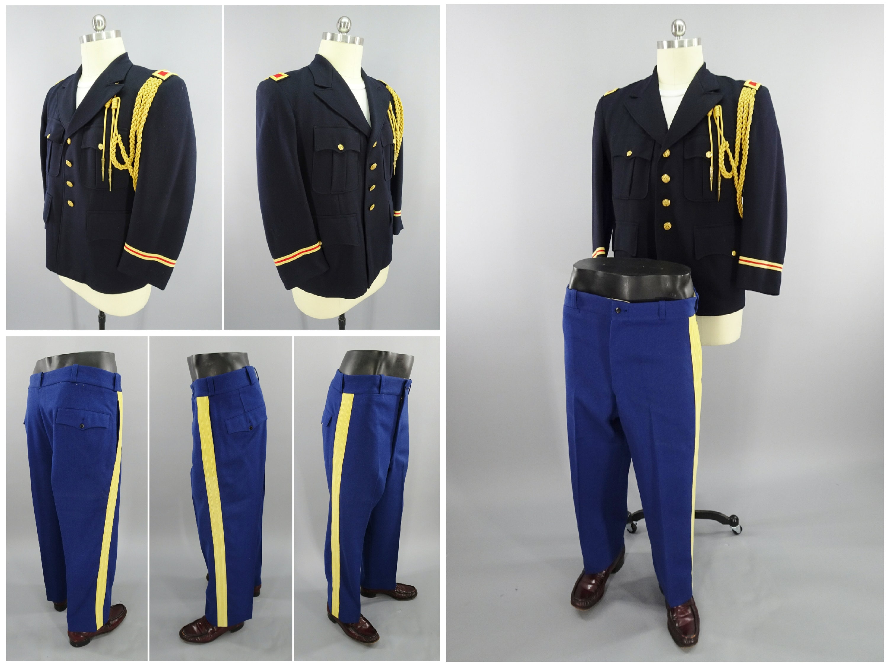 United States Army Officer Dress Blue Full Uniform w/ Signal Epaulets