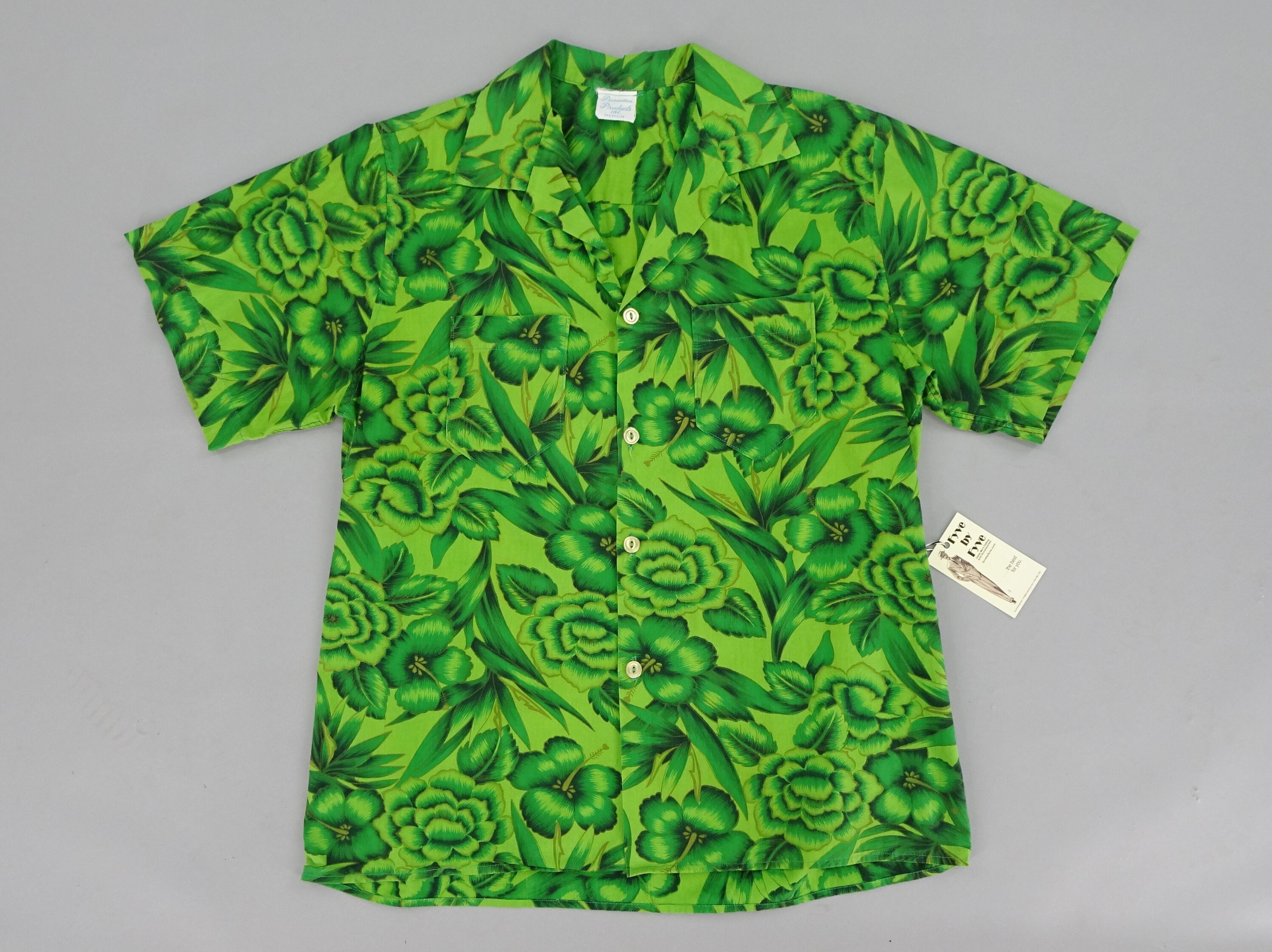 Vintage Hawaiian Aloha Shirt by Paradise Products 1970s Deep | Etsy