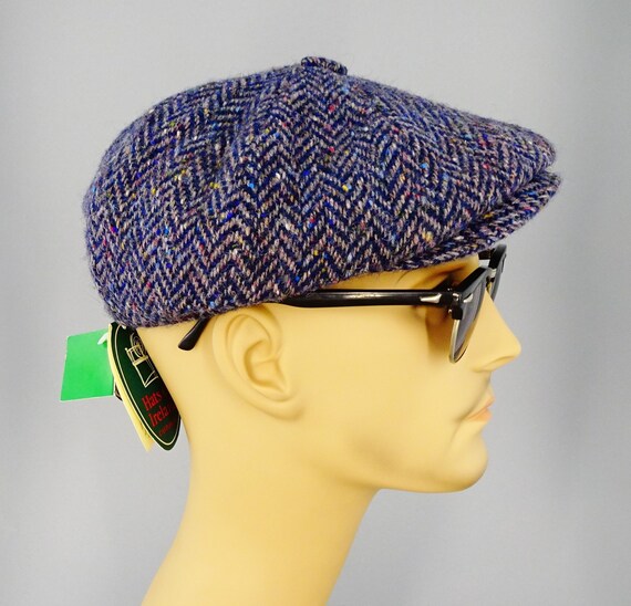 tweed 8 panel cap