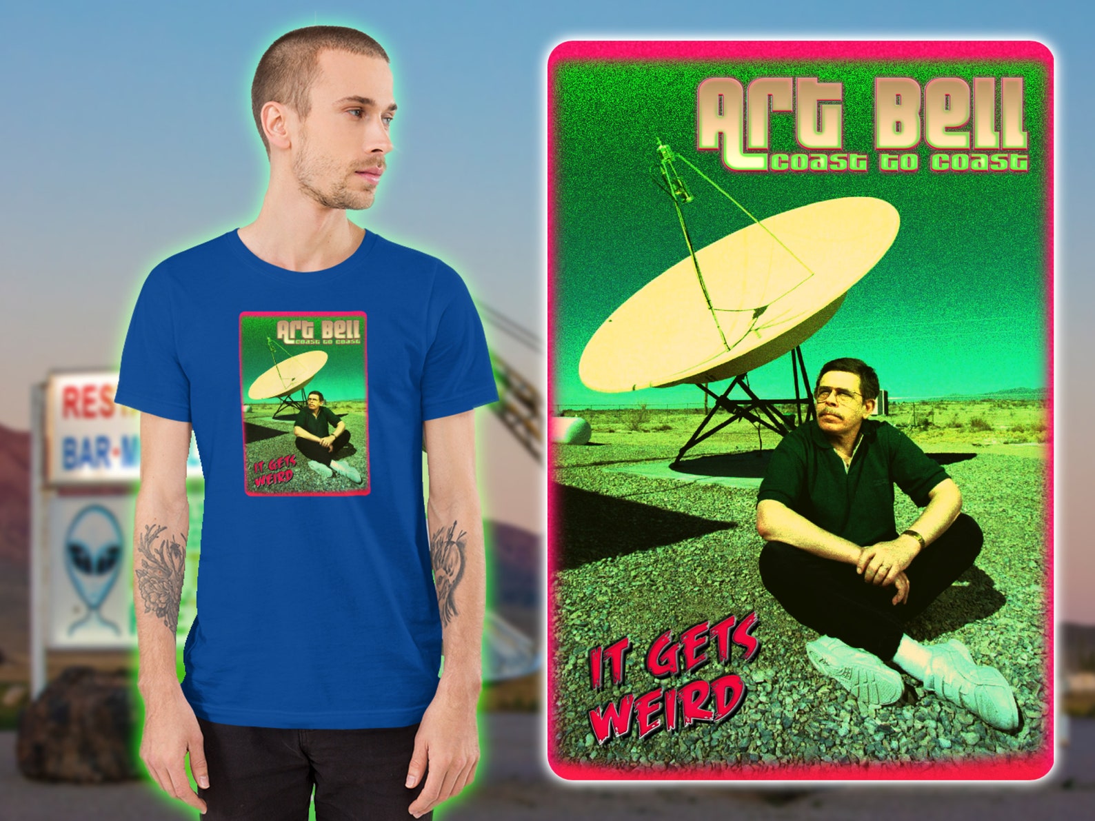 Art Bell on Coast to Coast 1990's Vintage Late Night | Etsy