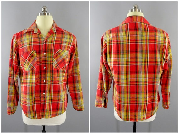 1970s Vintage Colorful Bright Orange 