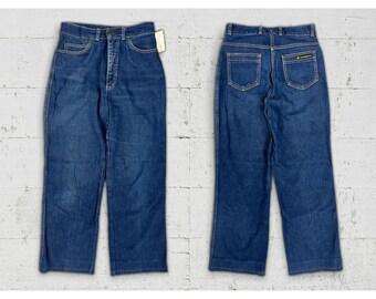 90s Vintage LIz Claiborne Dark Denim High Waisted Mom Jeans Womens Size 28" Waist