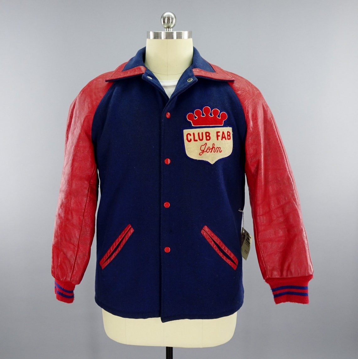 Original 1950s Vintage Car Club Jacket Club Fab Custom Made Etsy Canada
