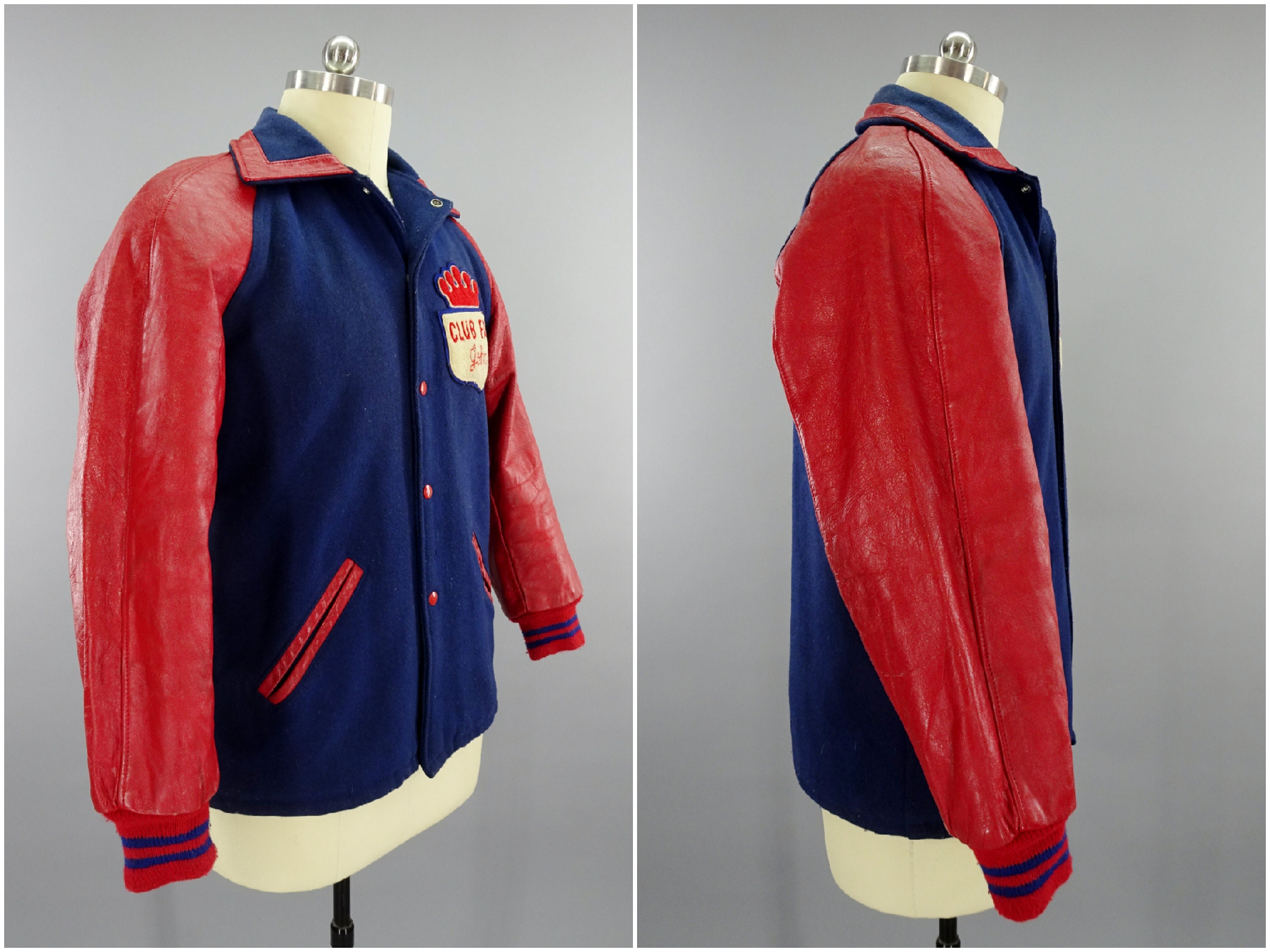 Original 1950s Vintage Car Club Jacket Club Fab Custom Made Etsy