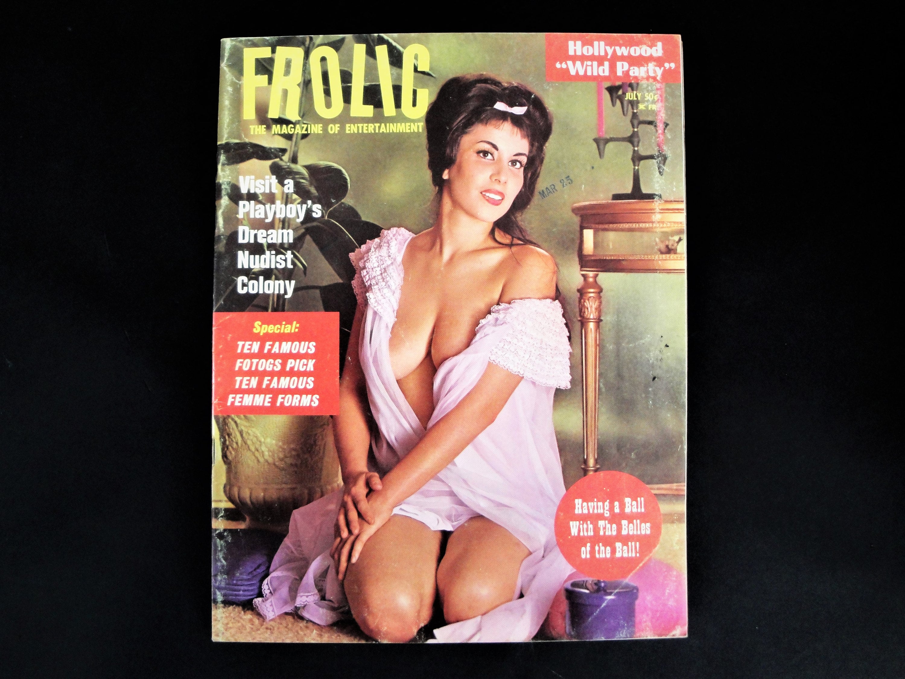 Nude Vintage Nudism - Frolic Mens Magazine July 1965 1960s Vintage Nude Photography - Etsy Ireland