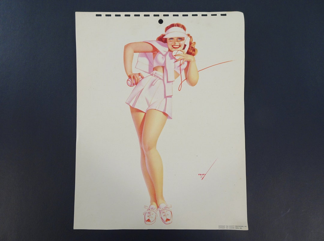 Original George Petty Girl Pinup Art May 1947 Esquire - Etsy