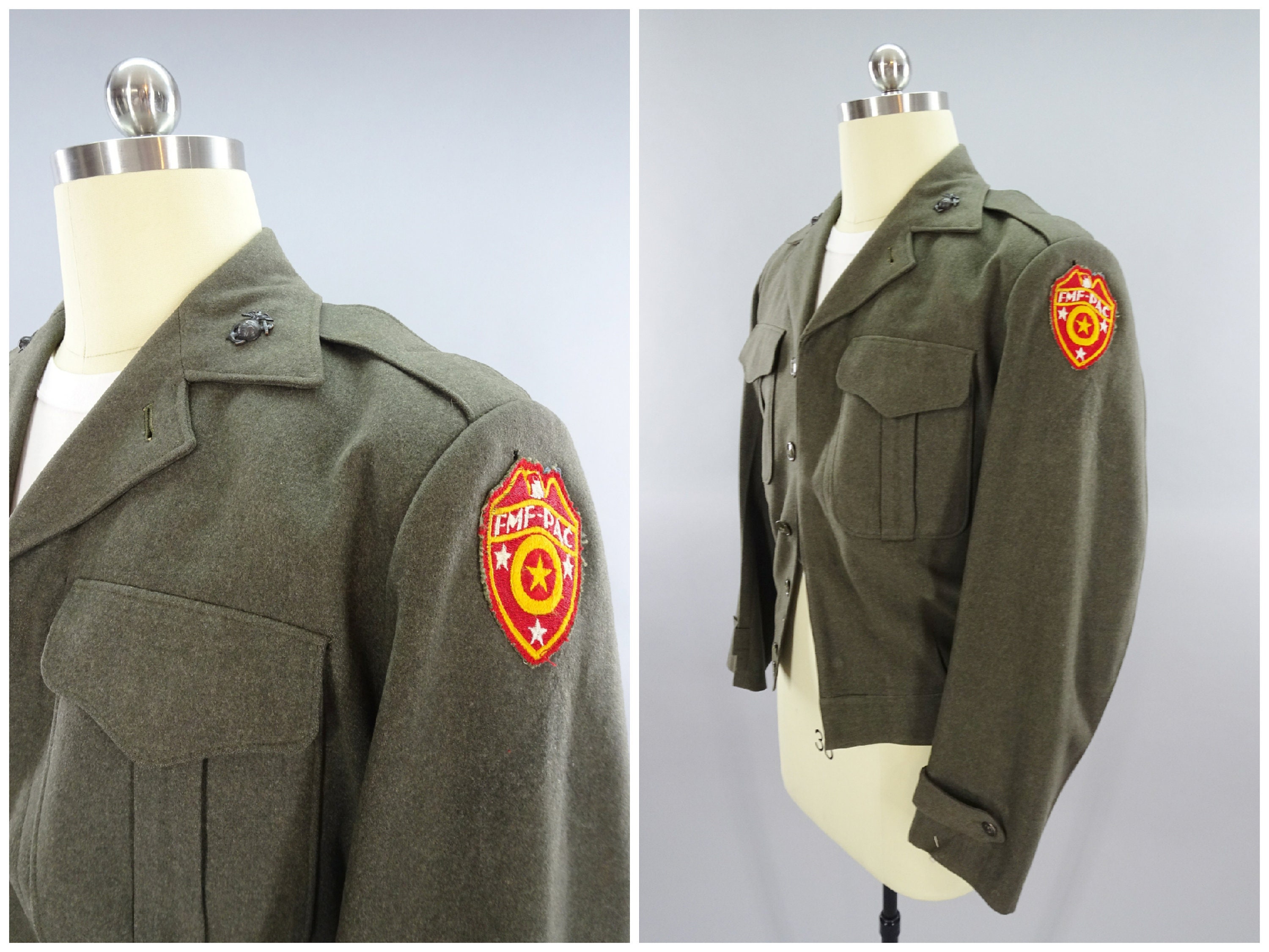 Original WW2 Vintage USMC Fleet Marine 