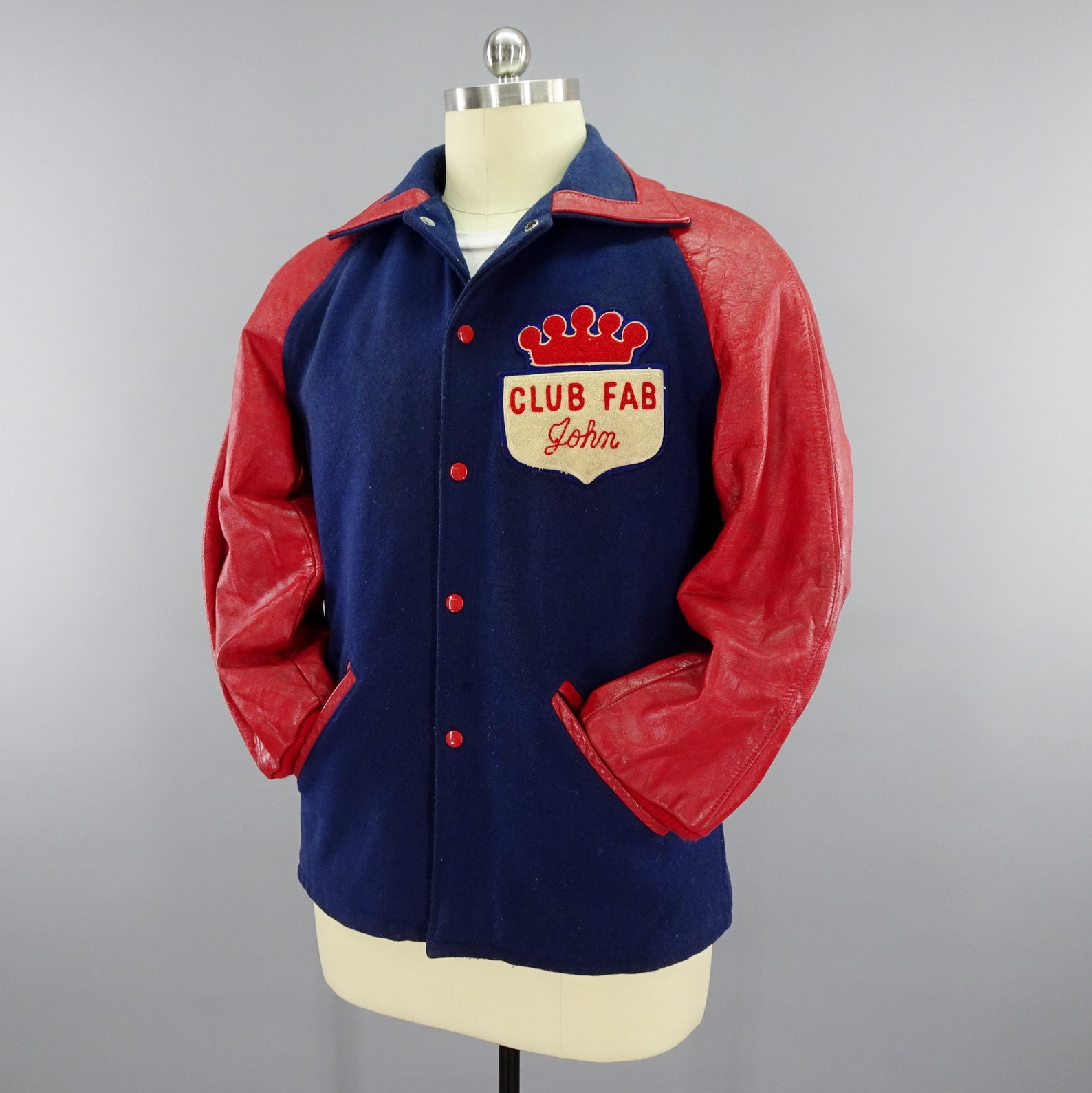 Original 1950s Vintage Car Club Jacket Club Fab Custom Made Etsy Canada