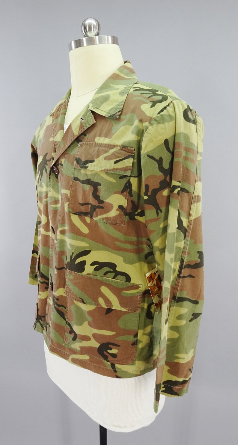 Mens Camo Shirt Vintage US Military ERDL Style Jungle | Etsy