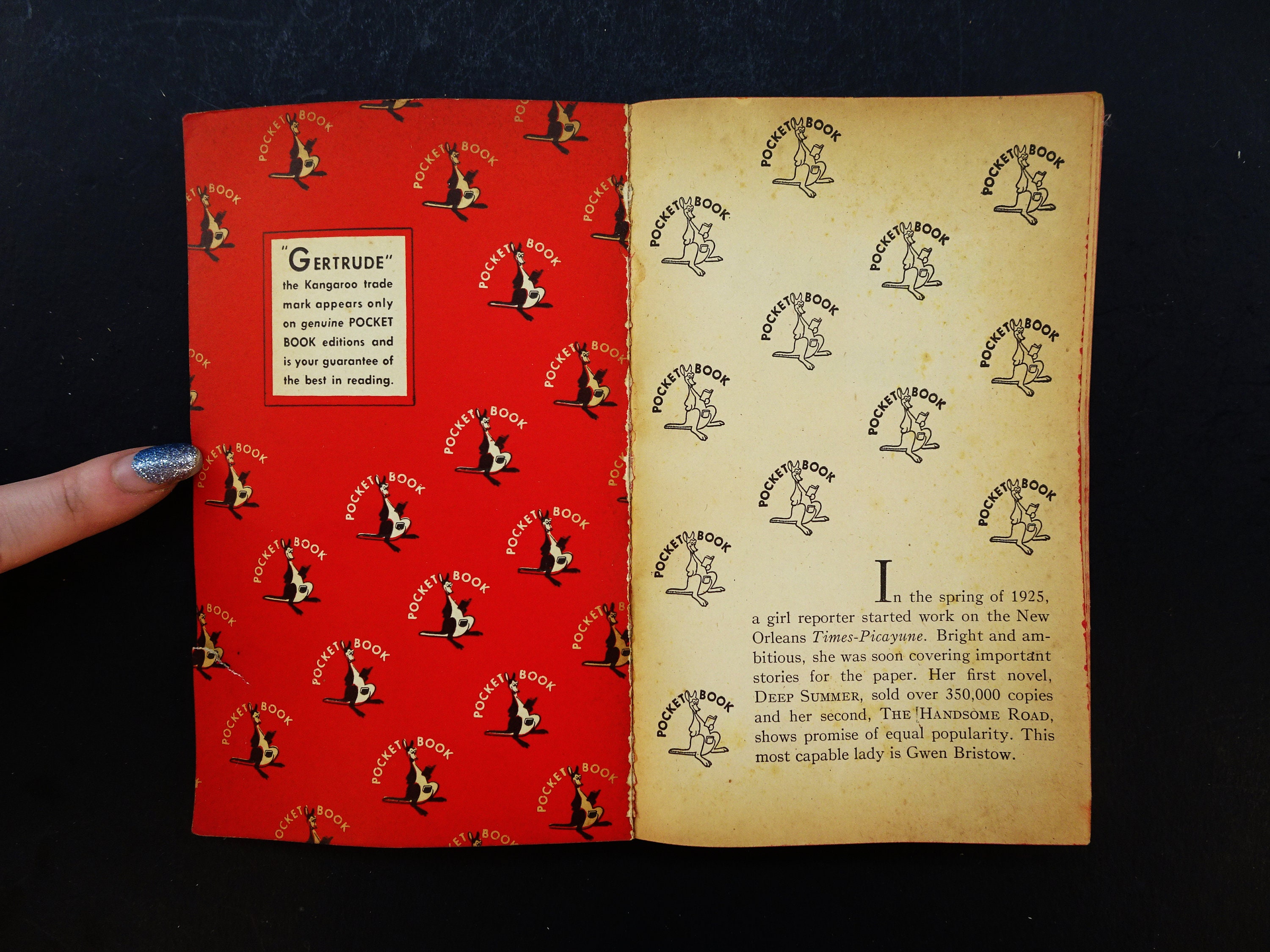 The Handsome Road by Gwen Bristow Pocket Book 589 1st PB Etsy