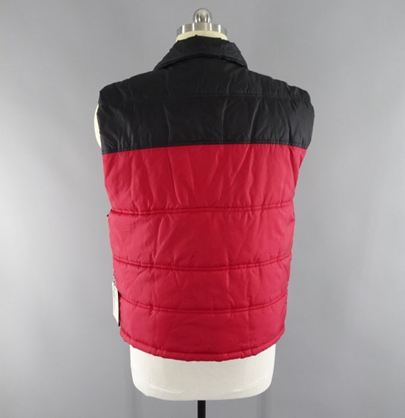 Sprint Snowmobiles Snowmobile Racing Puffer Vest, Bla… Gem