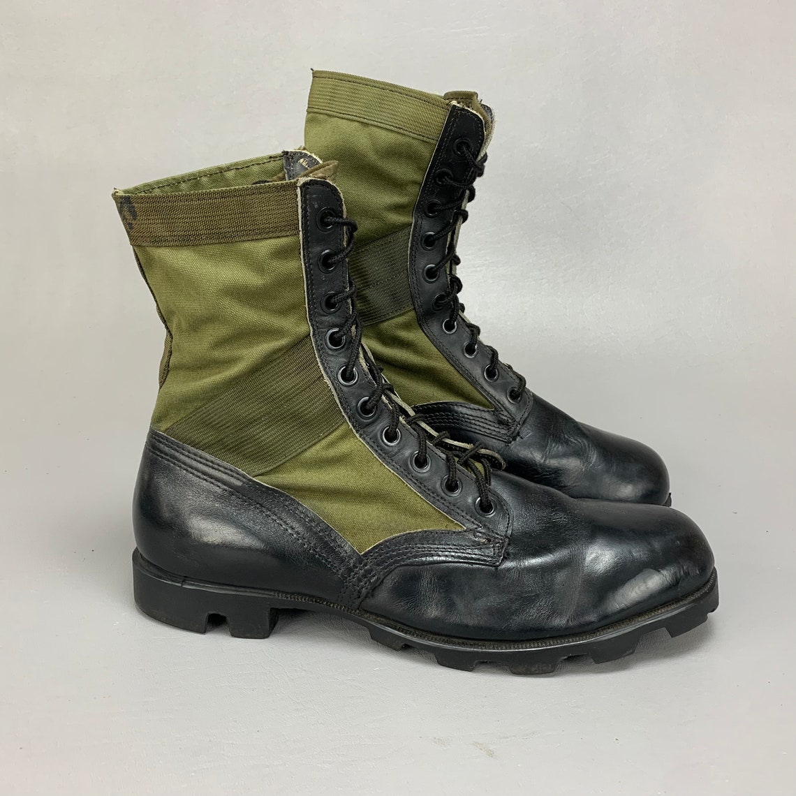 1970s Vintage US Army USMC Jungle Boots Vietnam War Era Etsy